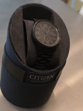 Citizen Eco-Drive Men's All-Black Chronograph Watch